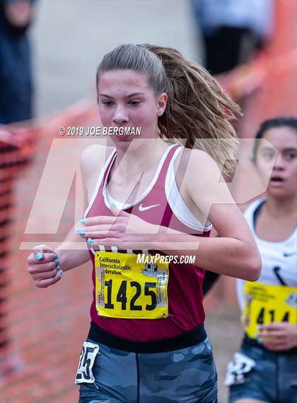 Thumbnail 2 in CIF State Cross Country Championships (Girls D4 Race) photogallery.