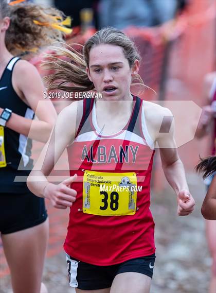 Thumbnail 2 in CIF State Cross Country Championships (Girls D4 Race) photogallery.