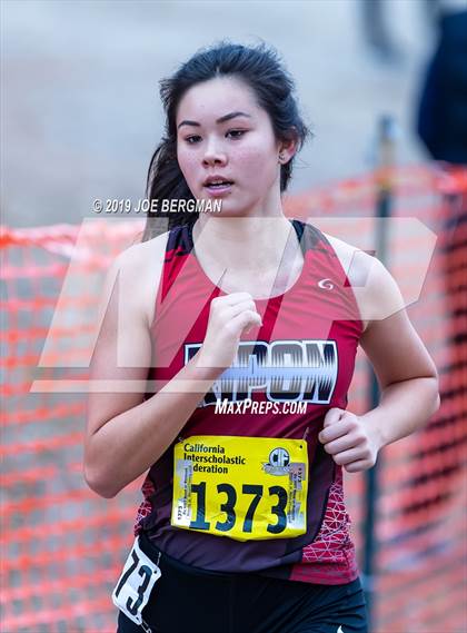 Thumbnail 3 in CIF State Cross Country Championships (Girls D4 Race) photogallery.