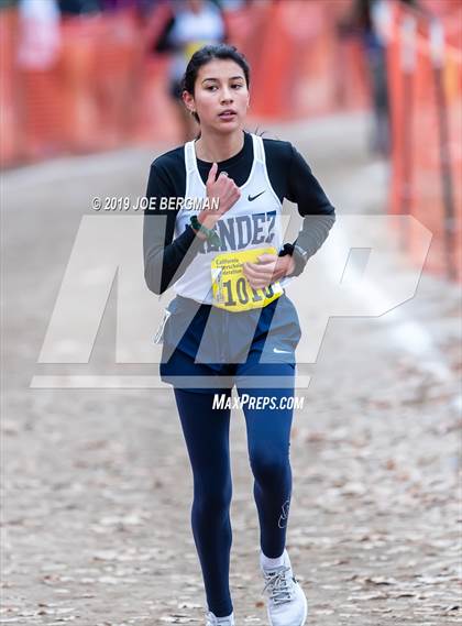 Thumbnail 2 in CIF State Cross Country Championships (Girls D4 Race) photogallery.