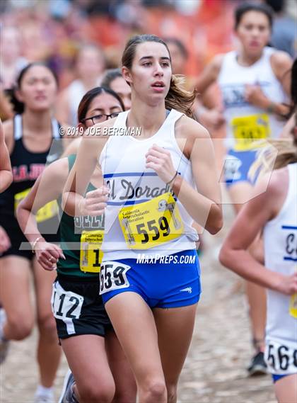 Thumbnail 2 in CIF State Cross Country Championships (Girls D4 Race) photogallery.