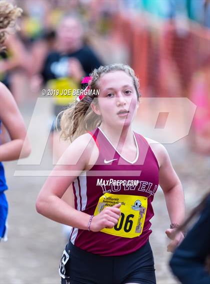 Thumbnail 3 in CIF State Cross Country Championships (Girls D4 Race) photogallery.