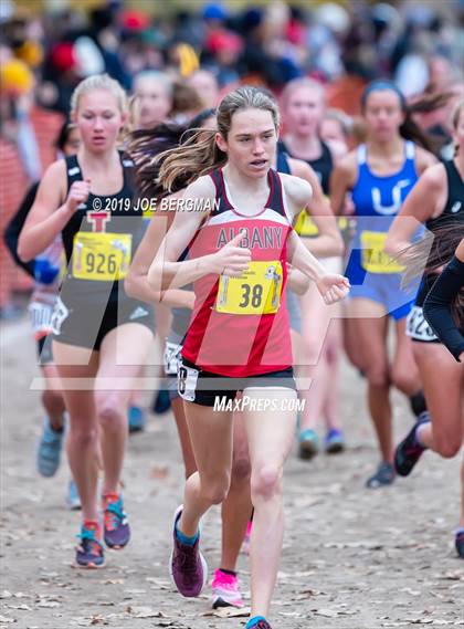 Thumbnail 1 in CIF State Cross Country Championships (Girls D4 Race) photogallery.