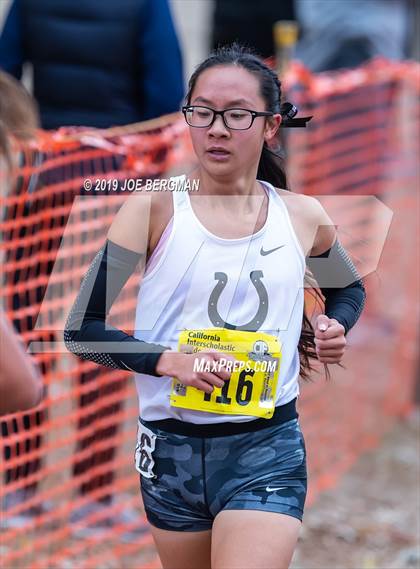 Thumbnail 2 in CIF State Cross Country Championships (Girls D4 Race) photogallery.