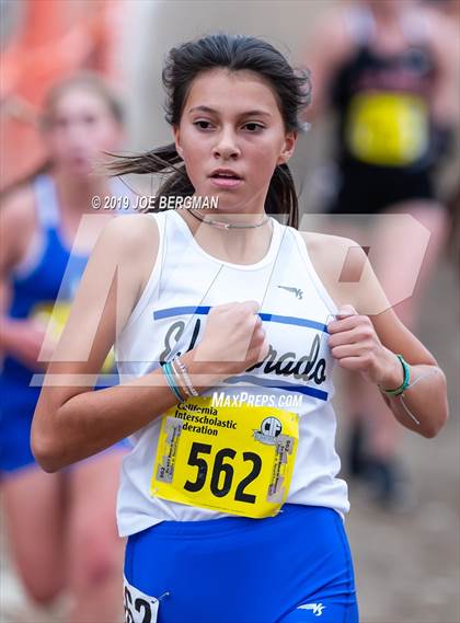 Thumbnail 1 in CIF State Cross Country Championships (Girls D4 Race) photogallery.