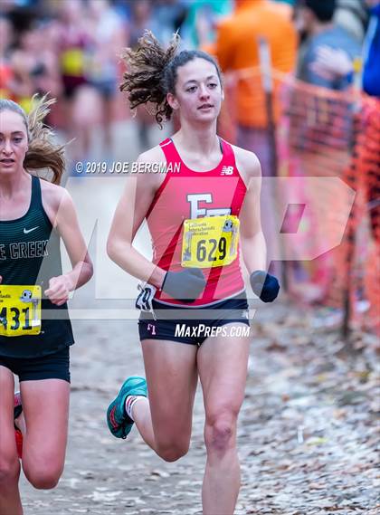 Thumbnail 2 in CIF State Cross Country Championships (Girls D4 Race) photogallery.