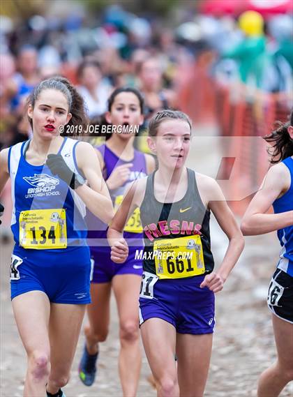 Thumbnail 1 in CIF State Cross Country Championships (Girls D4 Race) photogallery.