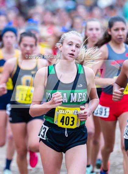 Thumbnail 3 in CIF State Cross Country Championships (Girls D4 Race) photogallery.