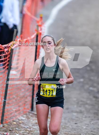 Thumbnail 1 in CIF State Cross Country Championships (Girls D4 Race) photogallery.