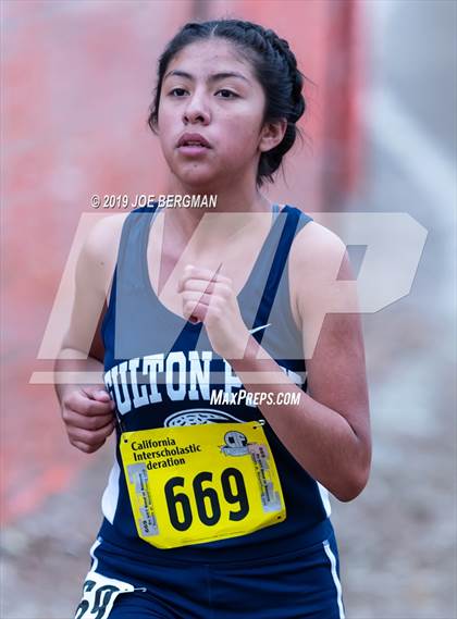 Thumbnail 1 in CIF State Cross Country Championships (Girls D4 Race) photogallery.