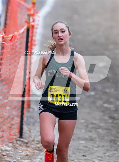 Thumbnail 2 in CIF State Cross Country Championships (Girls D4 Race) photogallery.