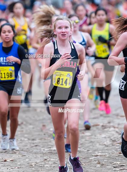 Thumbnail 3 in CIF State Cross Country Championships (Girls D4 Race) photogallery.