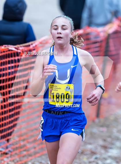 Thumbnail 2 in CIF State Cross Country Championships (Girls D4 Race) photogallery.