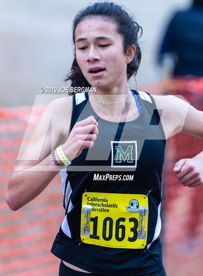 Thumbnail 2 in CIF State Cross Country Championships (Girls D4 Race) photogallery.