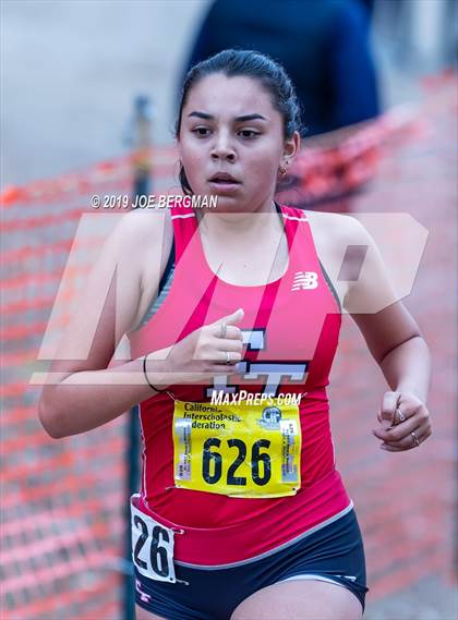 Thumbnail 3 in CIF State Cross Country Championships (Girls D4 Race) photogallery.