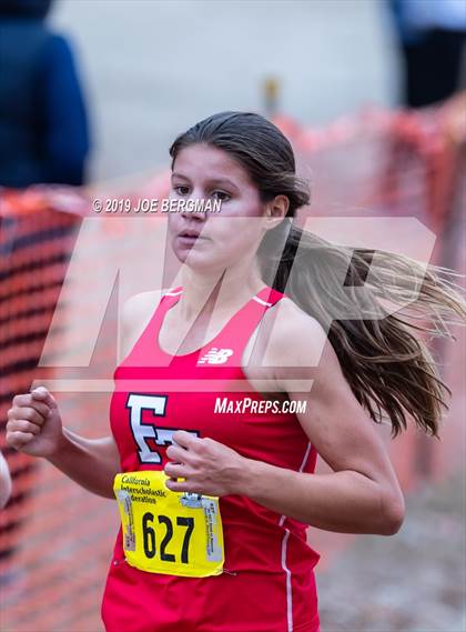 Thumbnail 1 in CIF State Cross Country Championships (Girls D4 Race) photogallery.