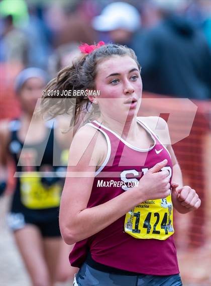 Thumbnail 3 in CIF State Cross Country Championships (Girls D4 Race) photogallery.