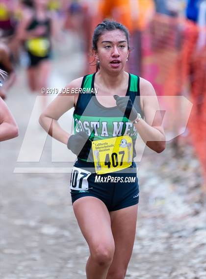 Thumbnail 3 in CIF State Cross Country Championships (Girls D4 Race) photogallery.