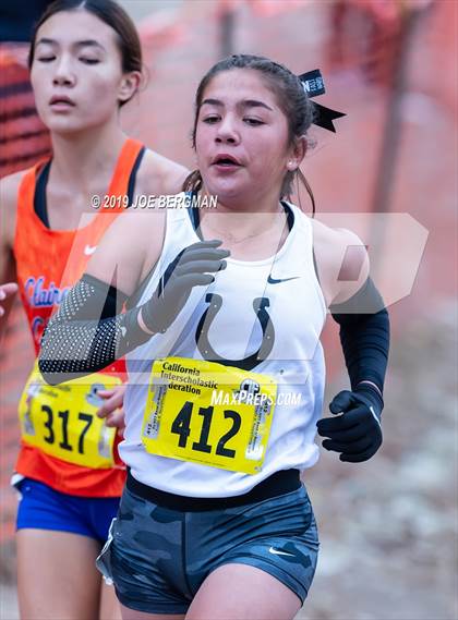 Thumbnail 1 in CIF State Cross Country Championships (Girls D4 Race) photogallery.