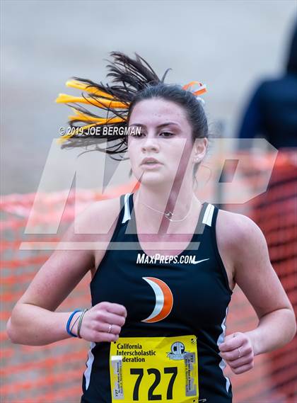 Thumbnail 1 in CIF State Cross Country Championships (Girls D4 Race) photogallery.
