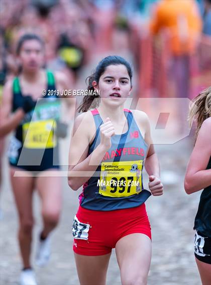 Thumbnail 1 in CIF State Cross Country Championships (Girls D4 Race) photogallery.