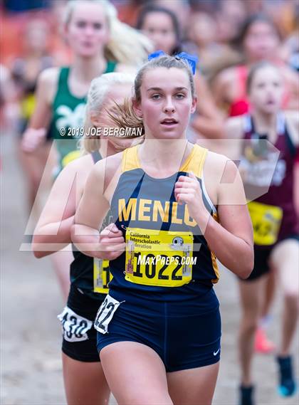 Thumbnail 2 in CIF State Cross Country Championships (Girls D4 Race) photogallery.
