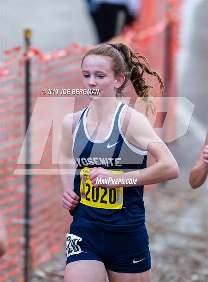 Thumbnail 3 in CIF State Cross Country Championships (Girls D4 Race) photogallery.
