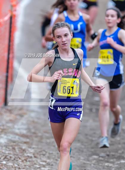 Thumbnail 3 in CIF State Cross Country Championships (Girls D4 Race) photogallery.
