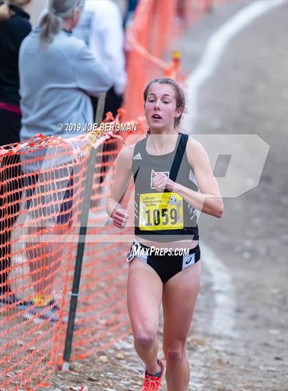 Thumbnail 3 in CIF State Cross Country Championships (Girls D4 Race) photogallery.