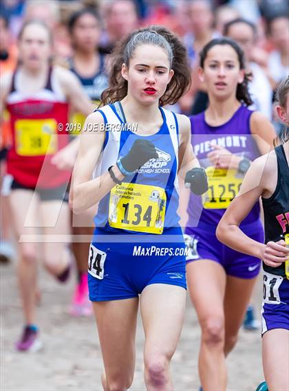 Thumbnail 3 in CIF State Cross Country Championships (Girls D4 Race) photogallery.