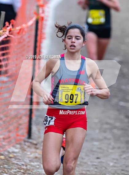 Thumbnail 3 in CIF State Cross Country Championships (Girls D4 Race) photogallery.