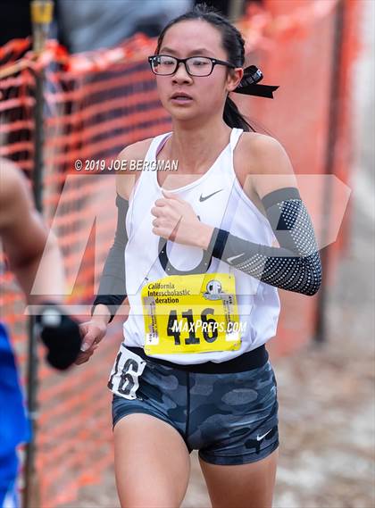 Thumbnail 1 in CIF State Cross Country Championships (Girls D4 Race) photogallery.