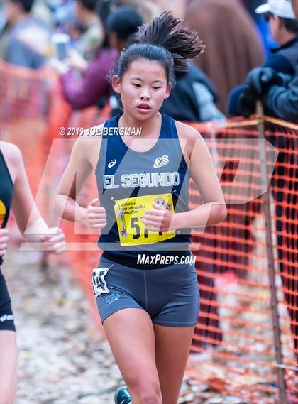 Thumbnail 2 in CIF State Cross Country Championships (Girls D4 Race) photogallery.