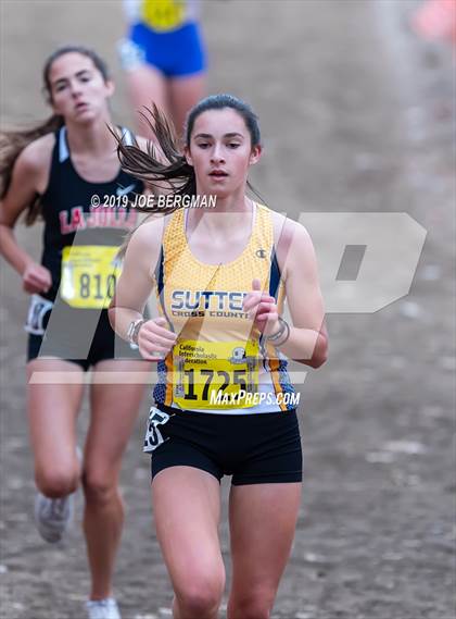 Thumbnail 3 in CIF State Cross Country Championships (Girls D4 Race) photogallery.