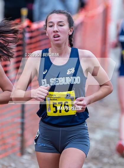 Thumbnail 1 in CIF State Cross Country Championships (Girls D4 Race) photogallery.