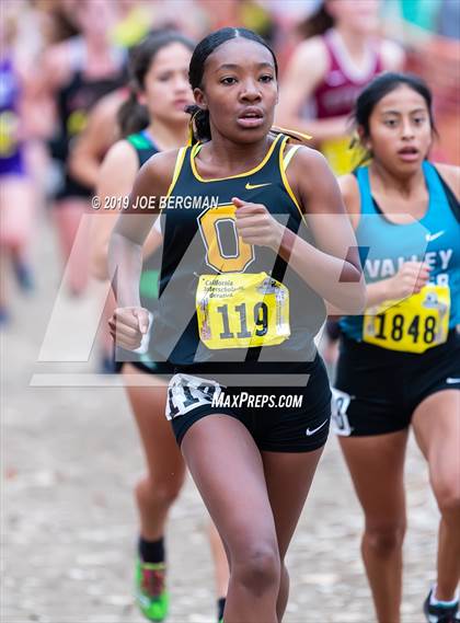 Thumbnail 3 in CIF State Cross Country Championships (Girls D4 Race) photogallery.