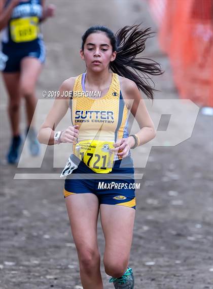 Thumbnail 2 in CIF State Cross Country Championships (Girls D4 Race) photogallery.