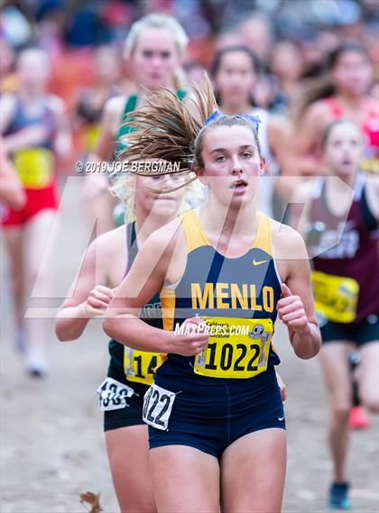 Thumbnail 1 in CIF State Cross Country Championships (Girls D4 Race) photogallery.