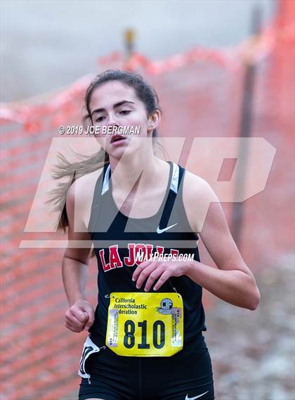 Thumbnail 1 in CIF State Cross Country Championships (Girls D4 Race) photogallery.