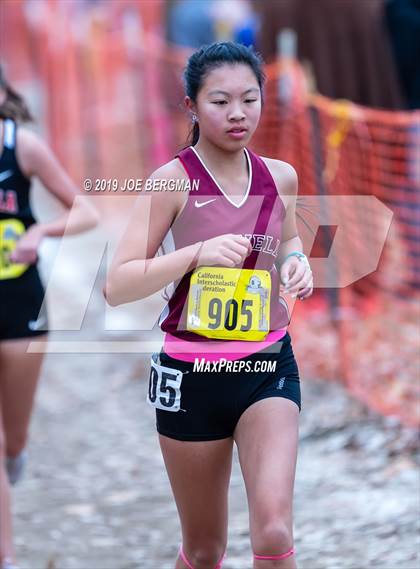 Thumbnail 1 in CIF State Cross Country Championships (Girls D4 Race) photogallery.