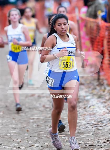 Thumbnail 2 in CIF State Cross Country Championships (Girls D4 Race) photogallery.