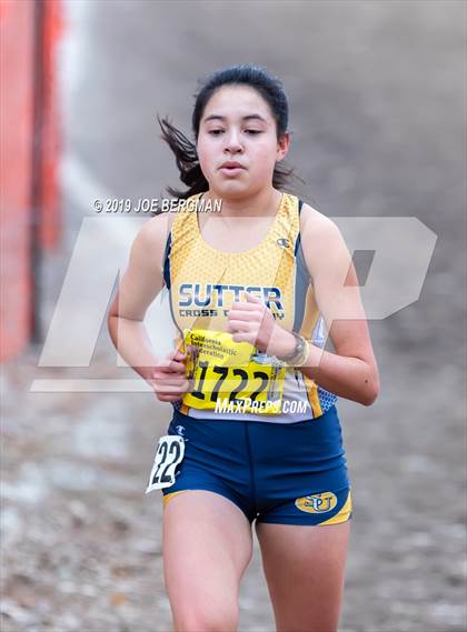 Thumbnail 2 in CIF State Cross Country Championships (Girls D4 Race) photogallery.