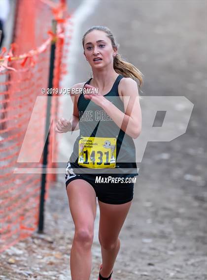 Thumbnail 3 in CIF State Cross Country Championships (Girls D4 Race) photogallery.