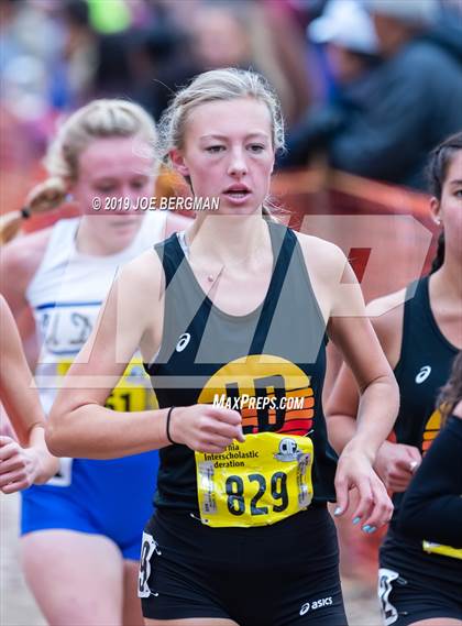 Thumbnail 3 in CIF State Cross Country Championships (Girls D4 Race) photogallery.