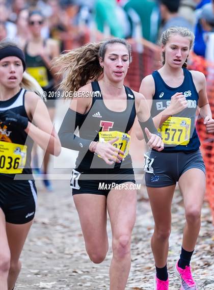 Thumbnail 2 in CIF State Cross Country Championships (Girls D4 Race) photogallery.