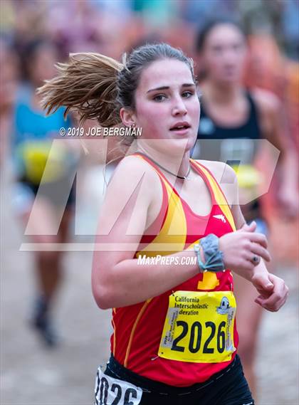 Thumbnail 1 in CIF State Cross Country Championships (Girls D4 Race) photogallery.