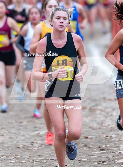 Thumbnail 2 in CIF State Cross Country Championships (Girls D4 Race) photogallery.
