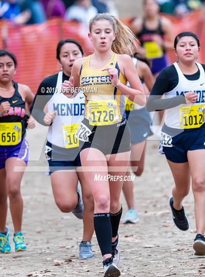 Thumbnail 2 in CIF State Cross Country Championships (Girls D4 Race) photogallery.