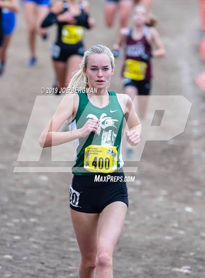 Thumbnail 1 in CIF State Cross Country Championships (Girls D4 Race) photogallery.