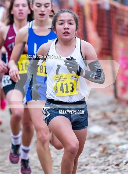 Thumbnail 1 in CIF State Cross Country Championships (Girls D4 Race) photogallery.